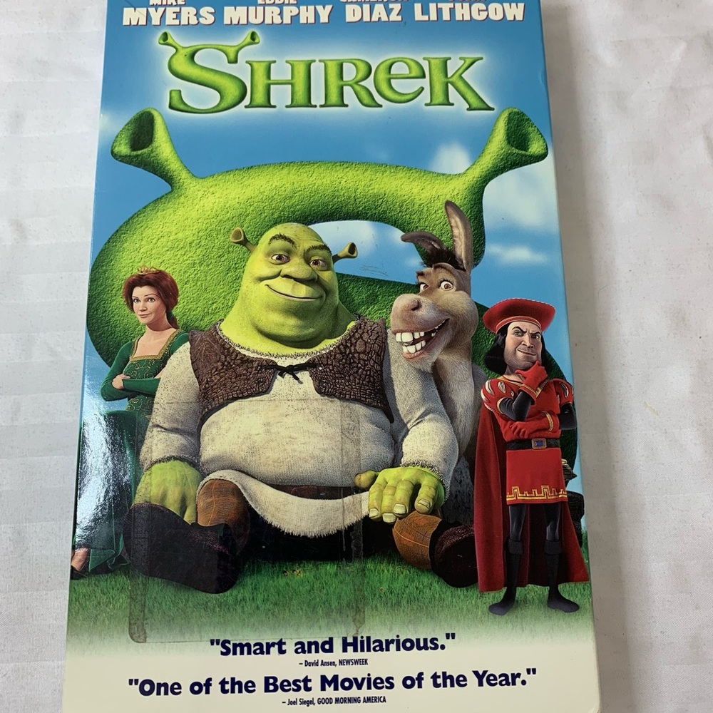 2001 DreamWorks Picture Shrek VHS Special Edition Mike Myers movie